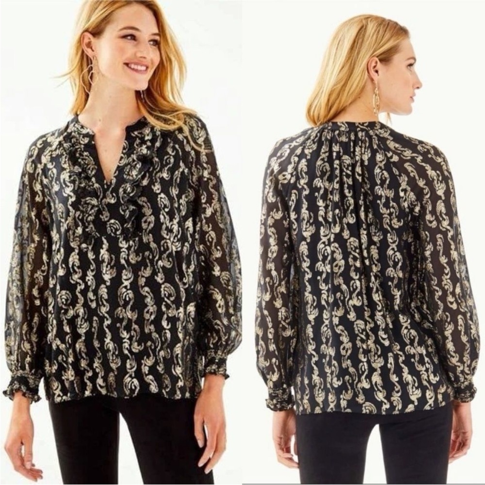 Lilly Pulitzer Angelika Ruffle Top
